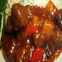 Kittencal's Easy Sweet and Sour Pineapple Meatballs_image