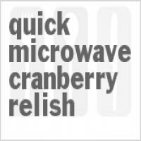 Quick Microwave Cranberry Relish_image