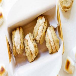 Toasted Marshmallow Peanut Butter Ice Cream Sandwiches_image