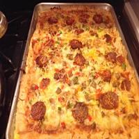 EASY HOMEMADE MIXING BOWL PIZZA DOUGH & PIZZA_image