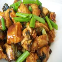 asian chicken and scallions image