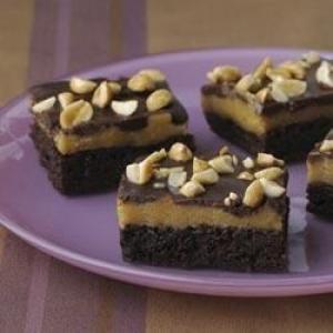 Triple-Layer Peanut Butter Brownies_image