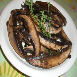 Grilled Portabella With Thyme & Garlic image