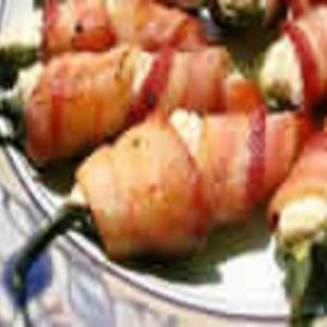 AMY'S Sausage Stuffed Peppers, (my version is wrapped in bacon and grilled on the grill) image