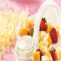 Multi Fruit and Cheese Kabobs with Creamy Dip image