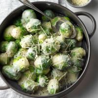 Brussels Sprouts in Rosemary Cream Sauce image