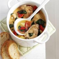 Summer chicken & basil stew image