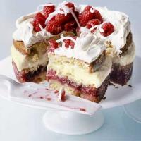 Raspberry & coconut trifle cake image