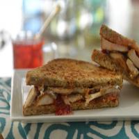 Blackened Chicken Sandwiches with Almond Butter and Red Pepper Jam image