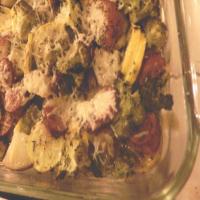 Easy Baked Summer Veggies and Sausage image