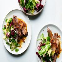 Citrusy Brisket With Spring Lettuces image
