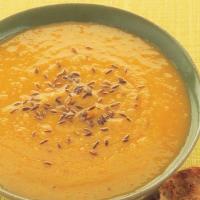 Spicy roasted parsnip soup image