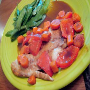 Gingered Tilapia and Carrots image