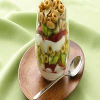 Crunchy-Topped Strawberry-Kiwi Parfaits image