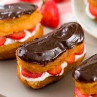 Cheater Eclairs with Strawberry Cream_image