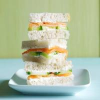 Salmon-Cucumber Tea Sandwich_image
