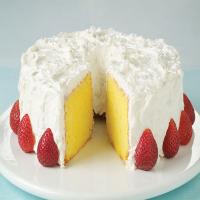Cool Lemon-Coconut Sour Cream Cake image