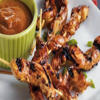 Grilled Chicken Satay with Peanut Sauce_image