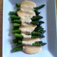 Asparagus with Cheese Sauce image