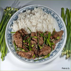 Sauted Liver With Chives Japanese Style image