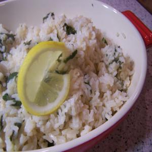 Spinach Lemon Rice image