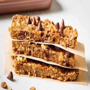 Banana Oatmeal Energy Bars « 5-Ingredients « Clean & Delicious_image