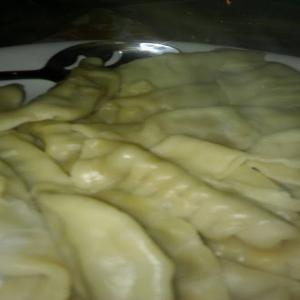 Cooked chicken potstickers (Chinese dumplings)_image