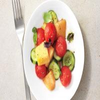 Cool and Crunchy Melon-Cucumber Salad image