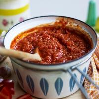 Really easy roasted red pepper sauce image