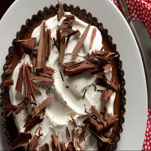 Triple Chocolate Tart with Boozy Whipped Cream_image