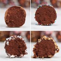 3-ingredient Dark Chocolate Truffles Recipe by Tasty_image