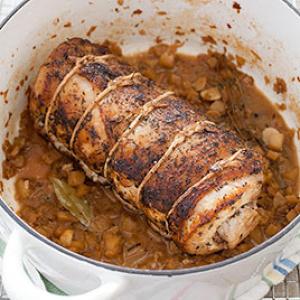 French-Style Pot-Roasted Pork Loin_image