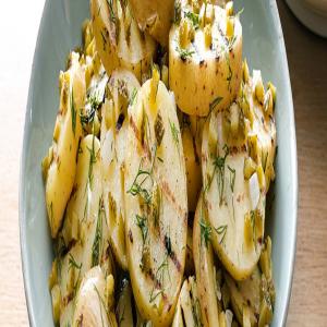 Grilled Potato Salad with Cornichons and Dill image