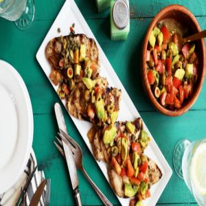 Mediterranean Chicken Breasts With Avocado Tapenade Recipe - Genius Kitchen_image