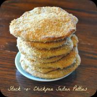 Baked Crispy Chickpea Seitan Patties Recipe - (4/5)_image