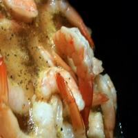 Boiled Shrimp in Beer With Cocktail Sauce image