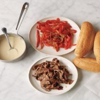 Cheesesteaks with Peppers image