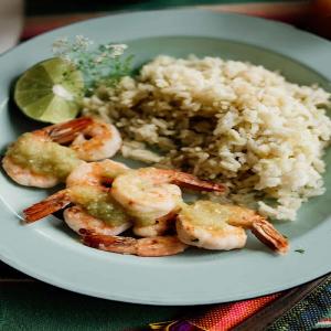 Salsa Verde Rice with Shrimp_image