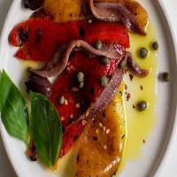Roasted Peppers With Capers, Olives and Anchovy image