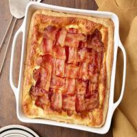 Bacon Lattice Breakfast Pie image