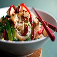 Stir-Fried Noodles With Tofu and Peppers image