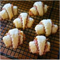 Raspberry Almond Crescent Cookies image