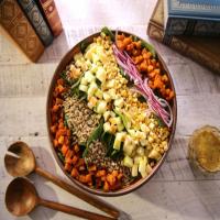 Squash and Apple Salad with Mustardy Dressing_image