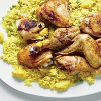 Spiced Yellow Rice with Chicken and Vegetables image