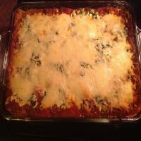 Lasagna With Italian Sausage and Spinach image