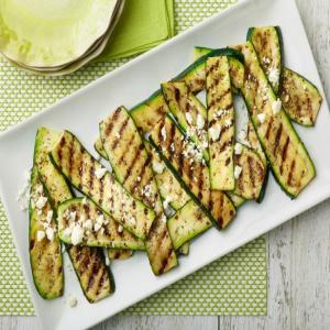Grilled Zucchini with Herb Salt and Feta image
