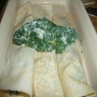 Pancakes (Crepes) Filled With Spinach (Filling Only)_image