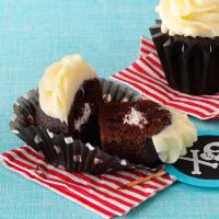 Chocolate Cupcakes with Marshmallow Cream Filling image