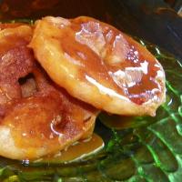 Apple Fritters With Cinnamon Sugar and Caramel Sauce image