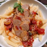Penne with Peppers and Sausage_image